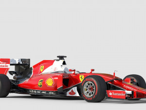 Ferari sf16h 2015 Modelo 3D