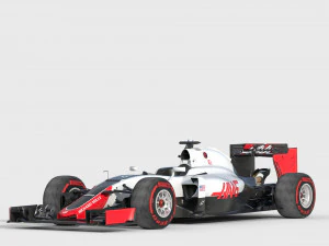 Haas VF-16 f1 2016 3D Model