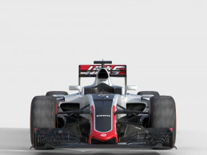 Haas VF-16 f1 2016 3D Model
