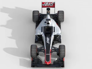 Haas VF-16 f1 2016 3D Model