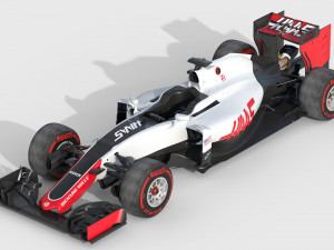 Haas VF-16 f1 2016 3D मॉडल
