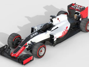 Haas VF-16 f1 2016 3D Model