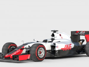 Haas VF-16 f1 2016 3D Model