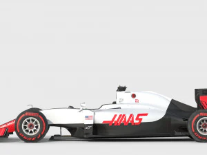 Haas VF-16 f1 2016 3D Model