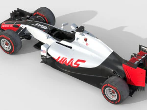 Haas VF-16 f1 2016 3D Model