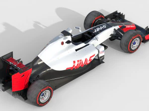 Haas VF-16 f1 2016 3D Model
