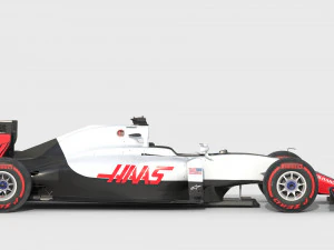 Haas VF-16 f1 2016 3D Model
