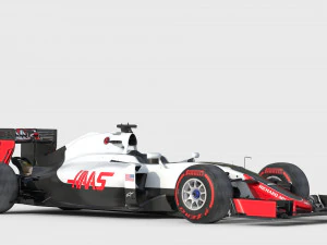 Haas VF-16 f1 2016 3D Model