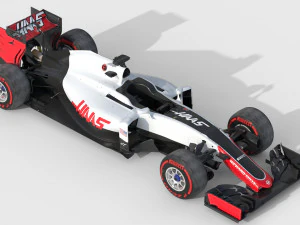 Haas VF-16 f1 2016 3D Model
