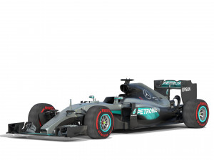 Mercedes w07 2016 Modelo 3D
