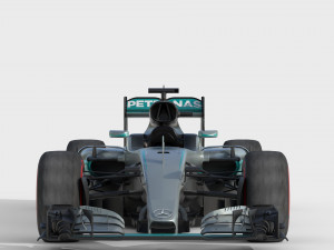 Mercedes w07 2016 Modelo 3D