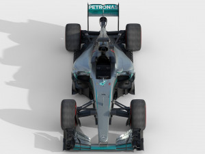 Mercedes w07 2016 Modelo 3D