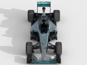 Mercedes w07 2016 3D Model