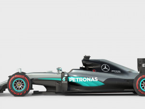 Mercedes w07 2016 Modelo 3D