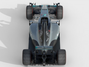 Mercedes w07 2016 Modelo 3D