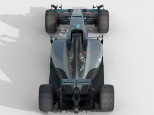 Mercedes w07 2016 3D Model