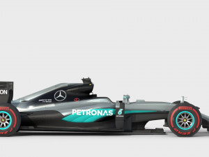 Mercedes w07 2016 Modelo 3D