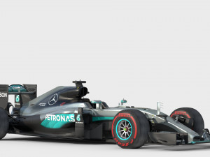 Mercedes w07 2016 Modelo 3D