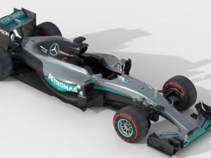 Mercedes w07 2016 Modelo 3D