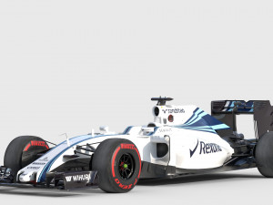 Williams fw-38 2016 3D Model