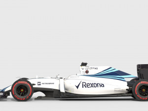Williams fw-38 2016 3D Model