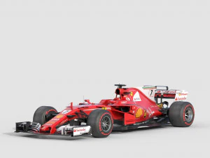 Ferrari sf70h 2017 3D Model
