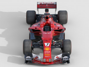 Ferrari sf70h 2017 3Dモデル