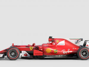 Ferrari sf70h 2017 3D Model