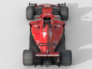 Ferrari sf70h 2017 3Dモデル