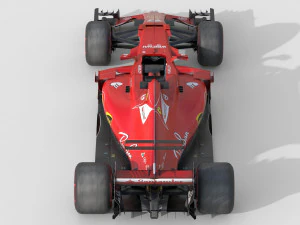 Ferrari sf70h 2017 3D Model