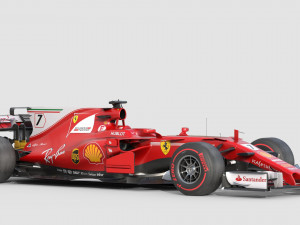 Ferrari sf70h 2017 3Dモデル