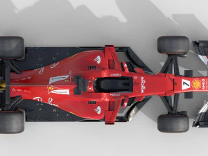 Ferrari sf70h 2017 3D Model