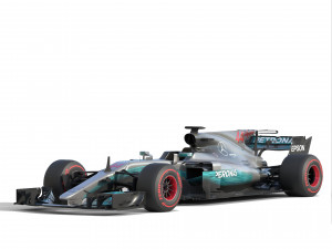 Mercedes w08 2017 Modelo 3D