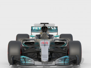 Mercedes w08 2017 3D Model