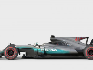 Mercedes w08 2017 3D Model