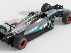 Mercedes w08 2017 3D Model
