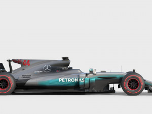 Mercedes w08 2017 3D Model