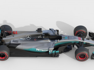 Mercedes w08 2017 3D Model