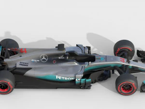 Mercedes w08 2017 3D Model