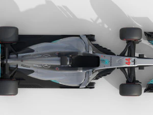 Mercedes w08 2017 3D Model