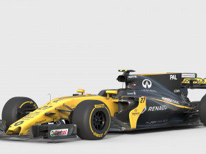 Renault rs17 2017 3D Model