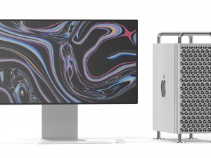 apple mac pro set - element 3d 3D Model