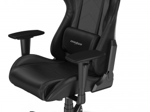 dxracer gaming chair black - element 3d and v-ray 3D Model