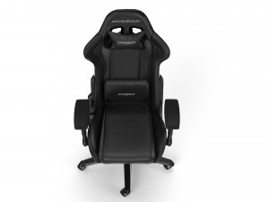 dxracer gaming chair black - element 3d and v-ray 3D Model