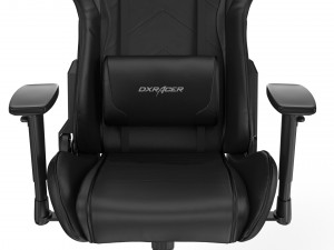 dxracer gaming chair black - element 3d and v-ray 3D Model