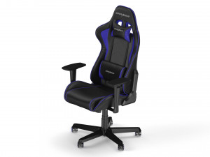 dxracer gaming chair blue - element 3d and v-ray 3D Model