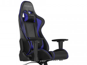 dxracer gaming chair blue - element 3d and v-ray 3D Model