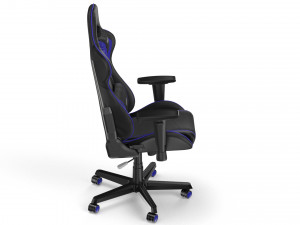 dxracer gaming chair blue - element 3d and v-ray 3D Model