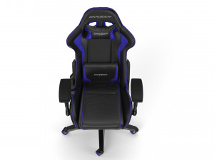 dxracer gaming chair blue - element 3d and v-ray 3D Model
