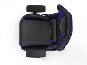 dxracer gaming chair blue - element 3d and v-ray 3D Model
